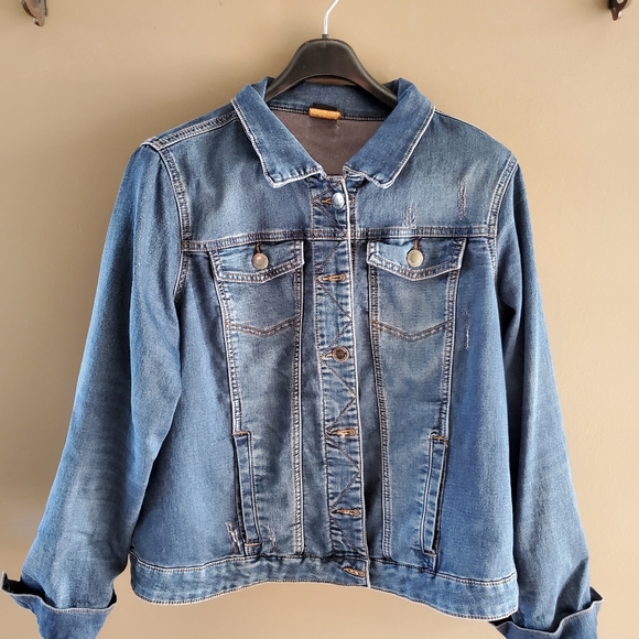 Love and Legend size 20 Jean jacket - Picture 1 of 2